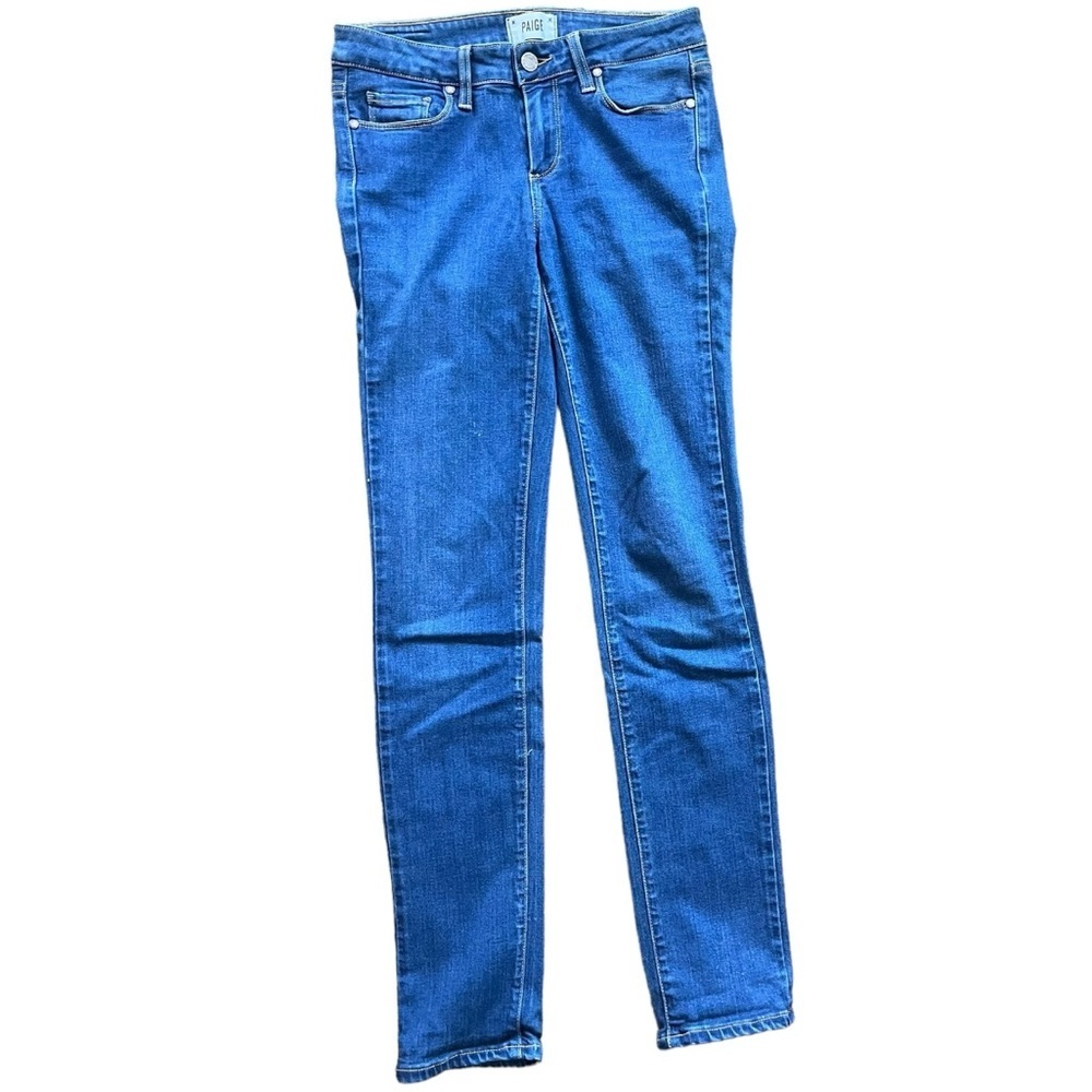 Paige blue skinny jeans
Size 27 
#Y2K #Page #SkinnyJeans